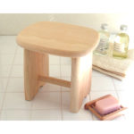 土佐龍四万十ひのきの風呂椅子高知県の工芸品Bath chair of cypress, Kochi