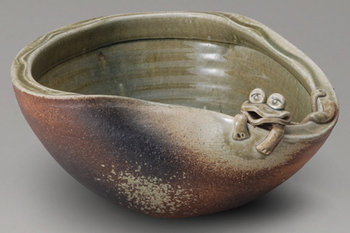 おしゃれ陶器の和風金魚鉢6