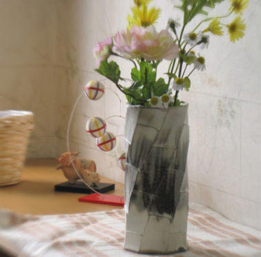おしゃれな陶器製の和風花瓶